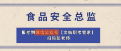 今天给大师分享一下食物平安总监证书的报